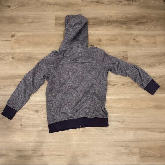Oakley performance Hoodie Jacket Full Zip Women’s Size M Purple Over Easy DWR - Picture 2 of 9
